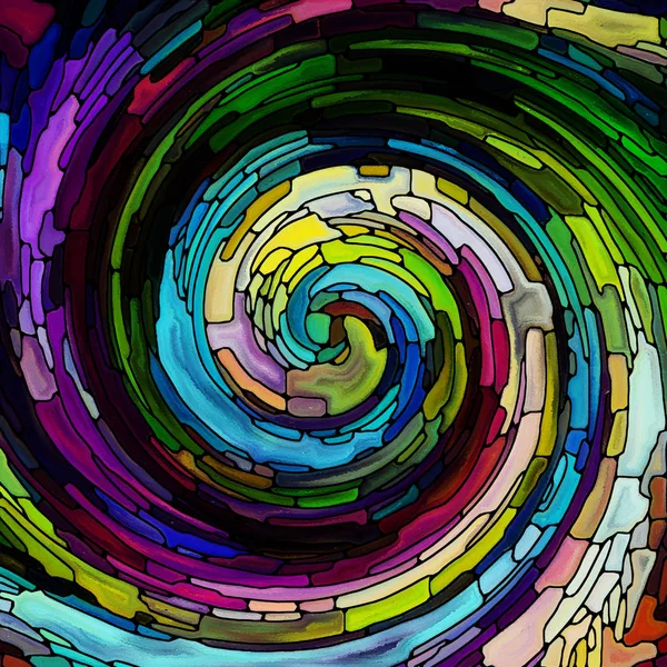 Visione del colore a spirale — Foto Stock