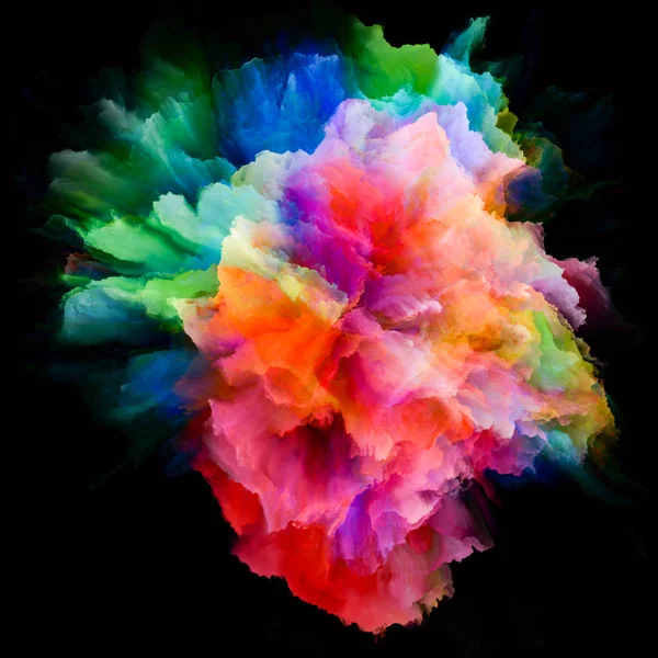 Canlı renk Splash patlama — Stok fotoğraf