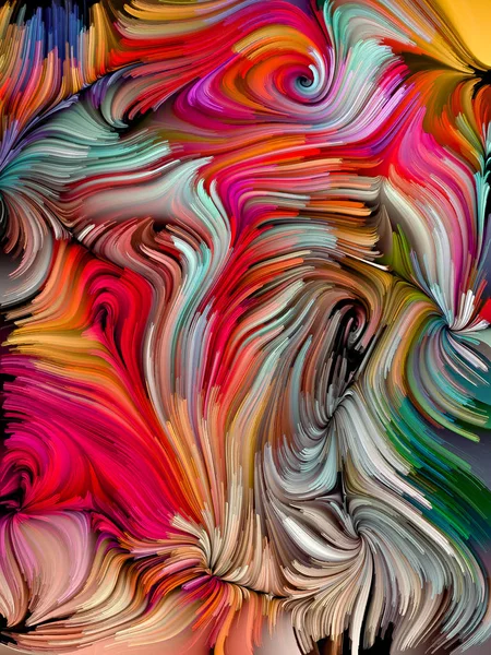Tinta colorida Abstract — Fotografia de Stock