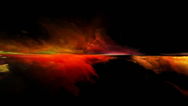Sunset Illüzyon — Stok fotoğraf
