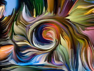 Yuvarlak renk iç hayatı