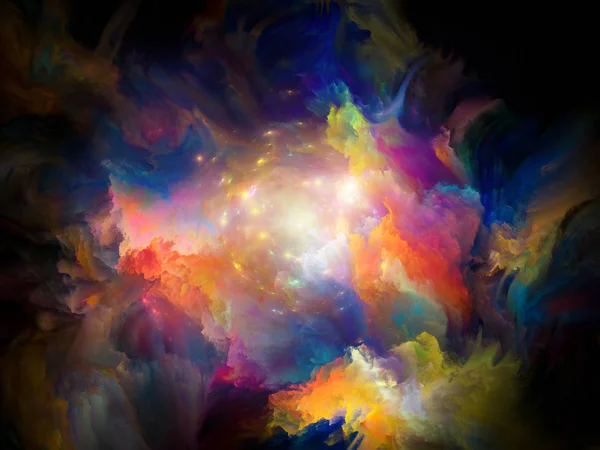 Kosmische Farbe. — Stockfoto