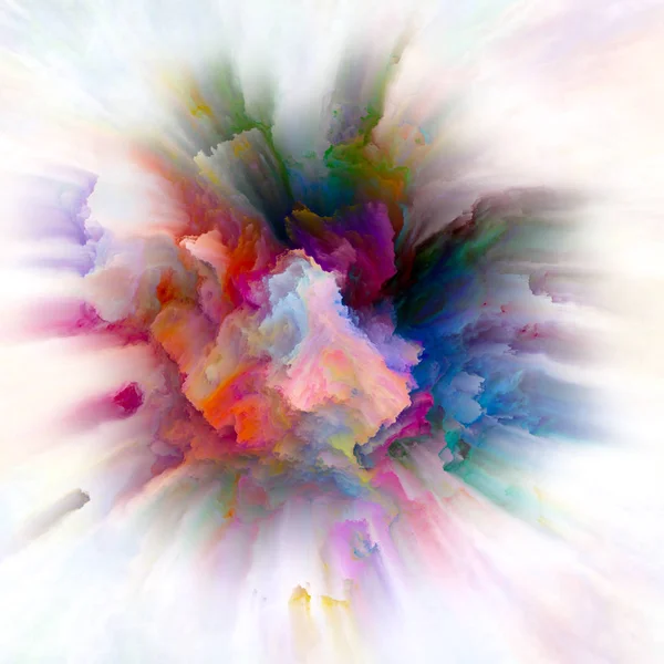 Ποικιλομορφία των πολύχρωμα χρώματα Splash έκρηξη — Φωτογραφία Αρχείου