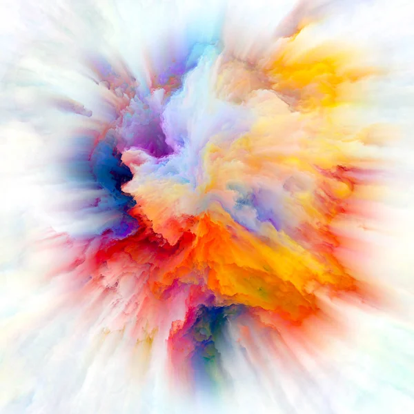 Ποικιλομορφία των πολύχρωμα χρώματα Splash έκρηξη — Φωτογραφία Αρχείου