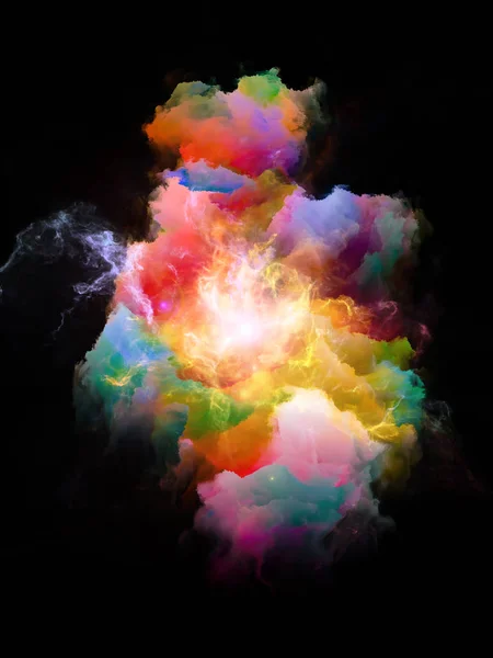 Exploding Color Space — Stock Photo, Image