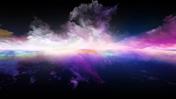 Zonsondergang kleuren — Stockfoto