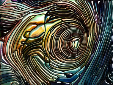 Güzel Iridescent renk cam