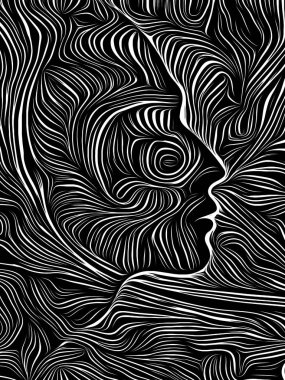 Beyin Girdap Woodcut