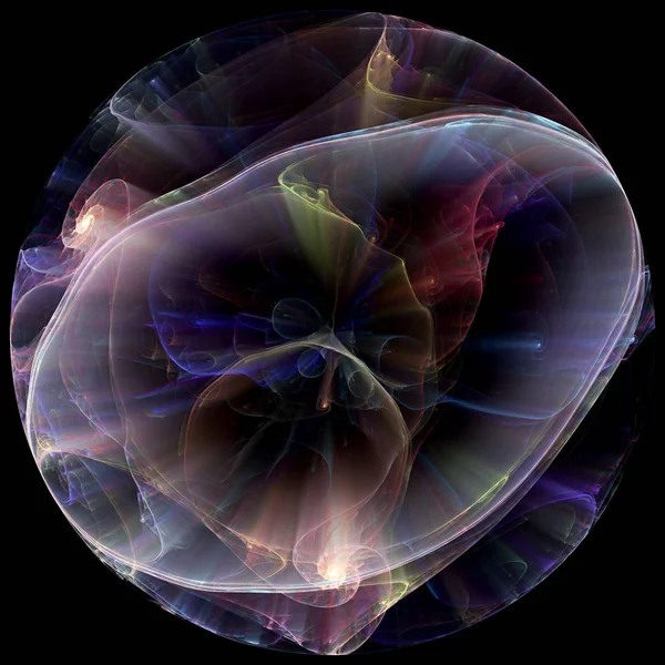 比喩的なフラクタル粒子 — ストック写真