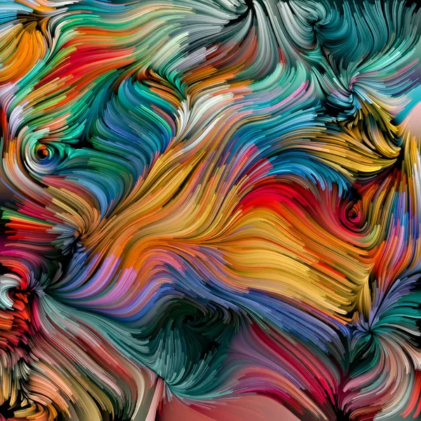 Renkli Boya Soyut — Stok fotoğraf