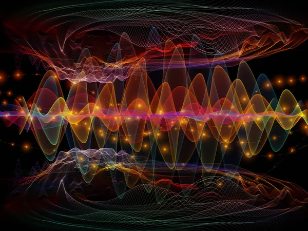 光波のゲーム — ストック写真