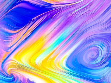 Soyut Renk. Görsel Parfüm serisi. Sanat, tasarım ve teknoloji teması ndaki canlı tonlar ve degradelerin düzenlenmesi