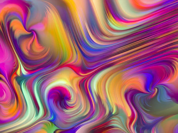 Kleur Dynamisch Liquid Screen Series Artistieke Abstractie Bestaande Uit Een — Stockfoto