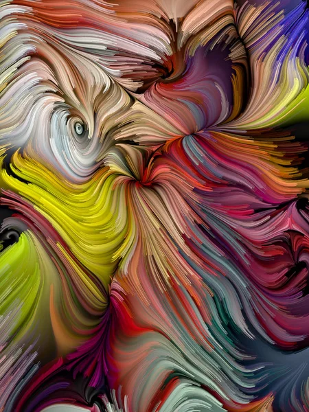 Abstracte kleur Swirl Wallpaper — Stockfoto