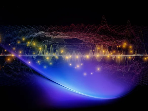 Virtual Light Wave — Stock Photo, Image