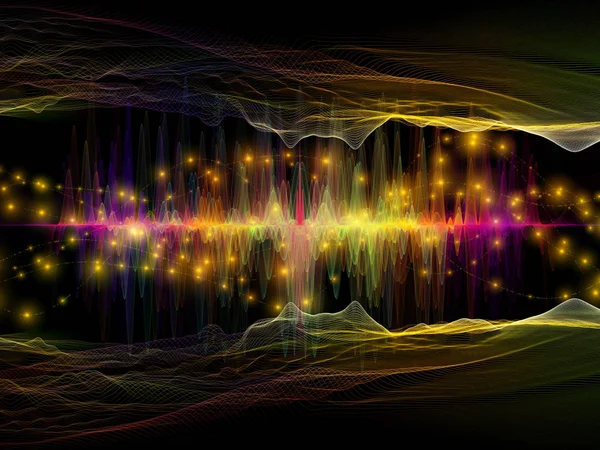 偶発的な光波 — ストック写真