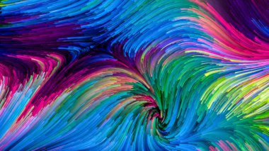 Renk patlama duyguları.