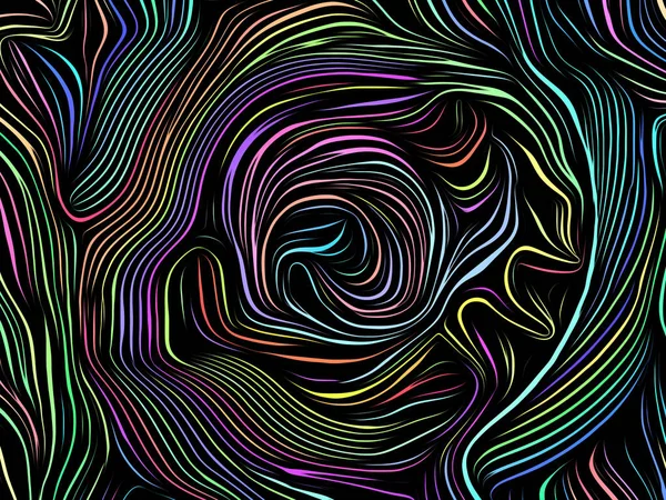 Line Swirl — Stock Photo, Image