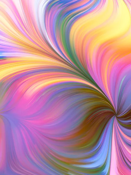 鮮やかなパレットの錯覚 — ストック写真
