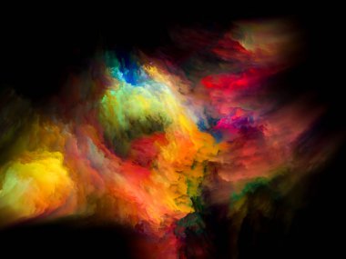 Yaklaşan renk fırtına.