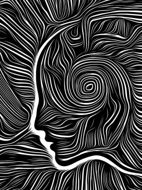 Beyin Girdap Woodcut