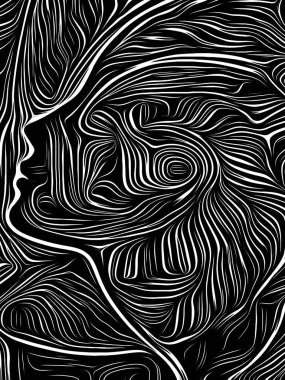 Beyin Girdap Woodcut