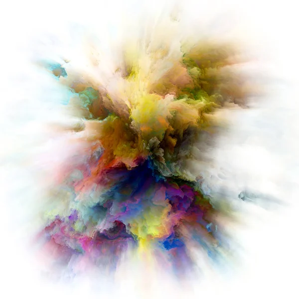 Layers of Color Splash Explosion — Stock Photo, Image