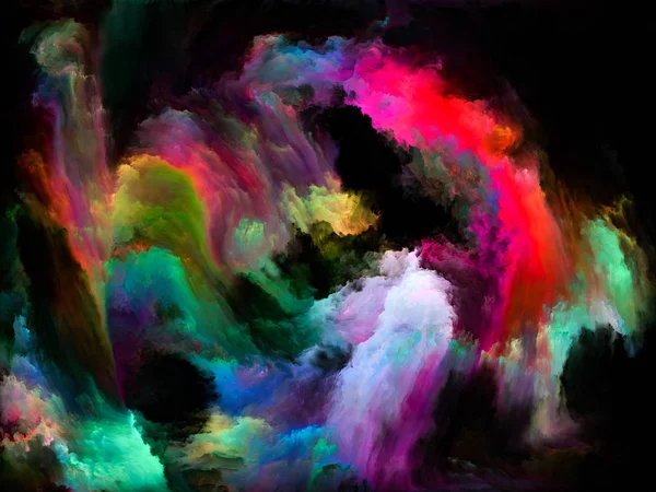 Golven van kleur beweging — Stockfoto