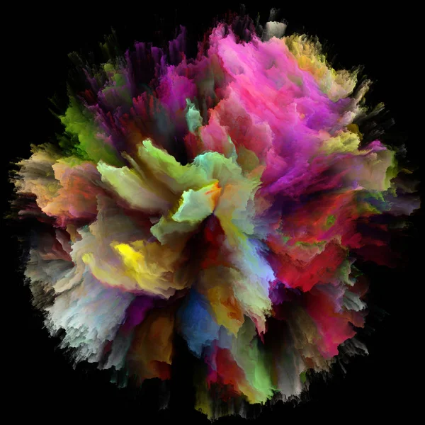 Виртуальная цветовая вспышка — стоковое фото