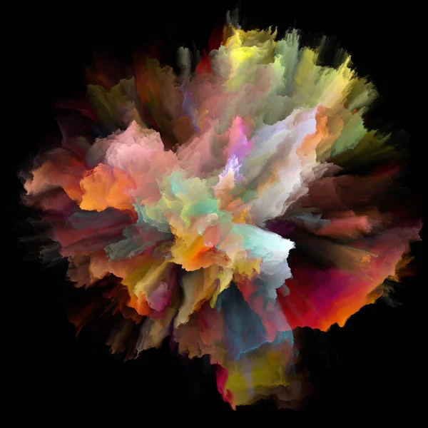 Виртуальная цветовая вспышка — стоковое фото