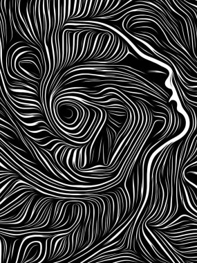 Beyin Girdap Woodcut