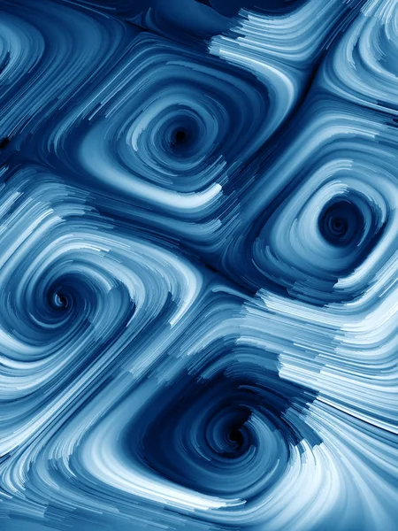 Blue swirl — Stockfoto