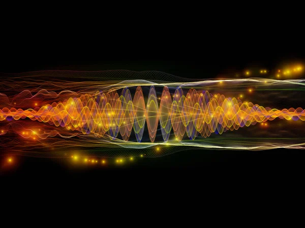 進化する光の波 — ストック写真