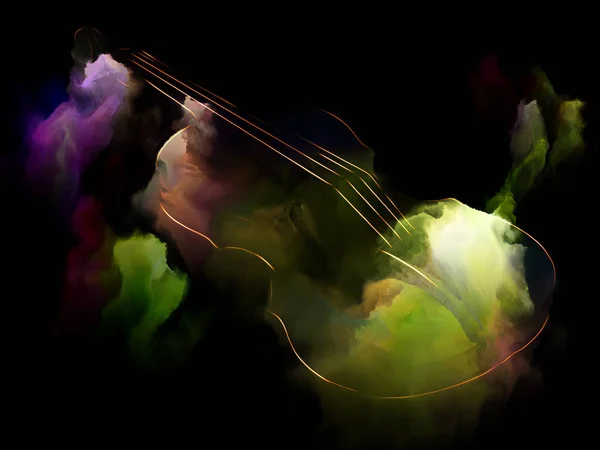 Pintura de violino — Fotografia de Stock