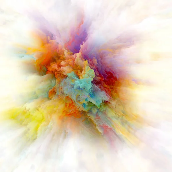 Εικονικό χρώμα Splash έκρηξη — Φωτογραφία Αρχείου
