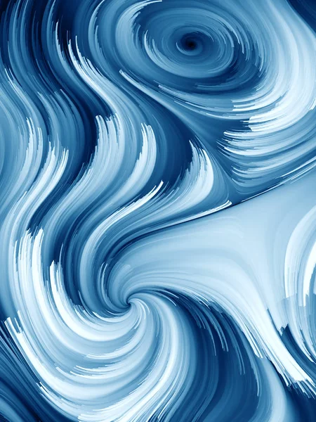 Blue Swirl — Stock Photo, Image