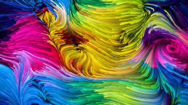 Renkli boya görselleştirme