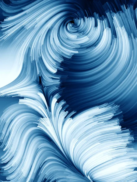 Blue swirl — Stockfoto