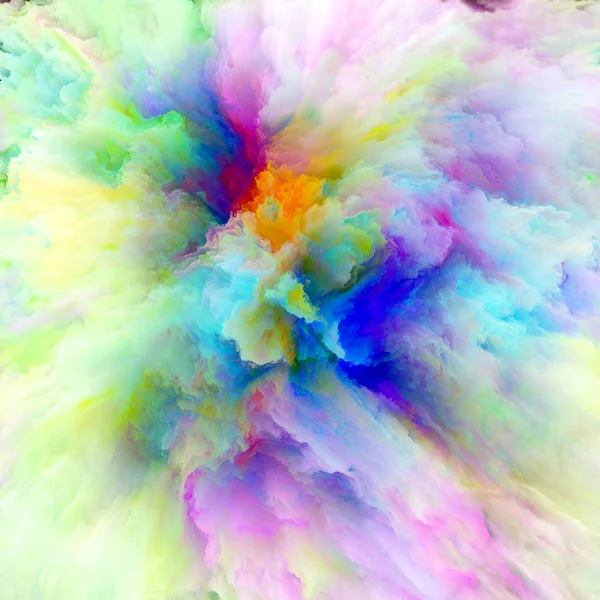 Różnorodność kolorowe farby Splash Explosion — Zdjęcie stockowe