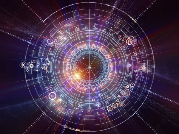 Geometri av astrologi — Stockfoto