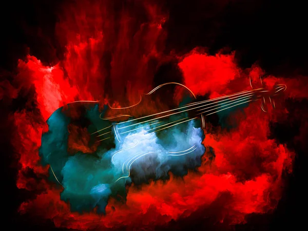 Dreams of Old Violin — Stock Photo, Image