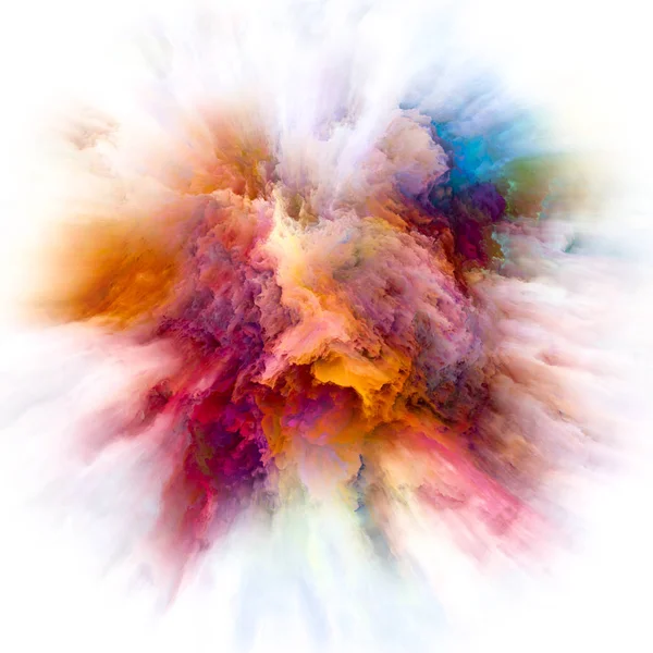 Layers of Color Splash Explosion — Stock Photo, Image