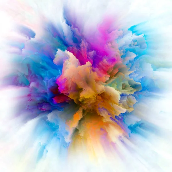 Εμφάνιση Splash έκρηξη χρωμάτων — Φωτογραφία Αρχείου