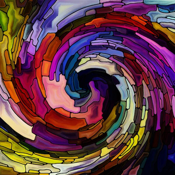 Vision av Spiral färg — Stockfoto