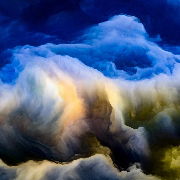 Artificiell Cloudscape — Stockfoto