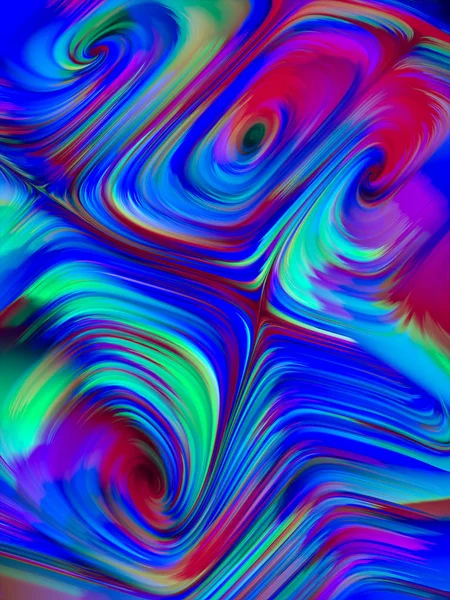 Aceleração do fluxo de cores — Fotografia de Stock