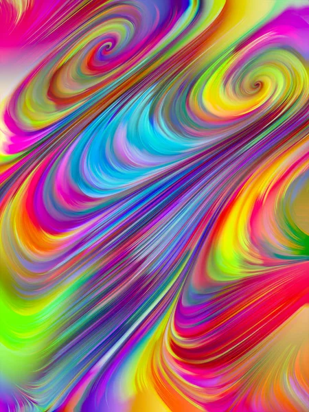 Velocidade do fluxo de cores — Fotografia de Stock