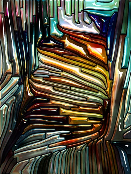 Modo di vetro iridescente — Foto Stock