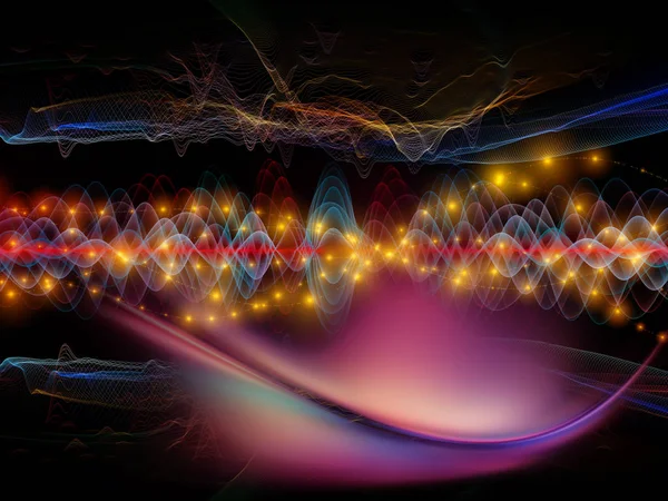 Paths of Light Wave — Stock Photo, Image