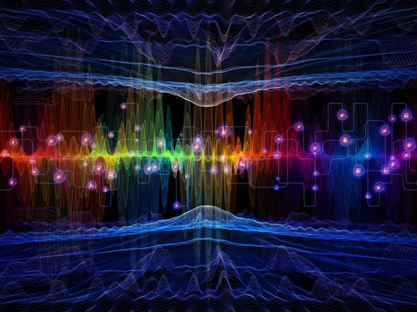 Vibrant Light Wave — Stock Photo, Image